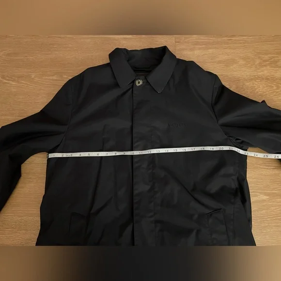 Loro Piana Black Trench Coat with Matte Finish - Picture 3 of 16